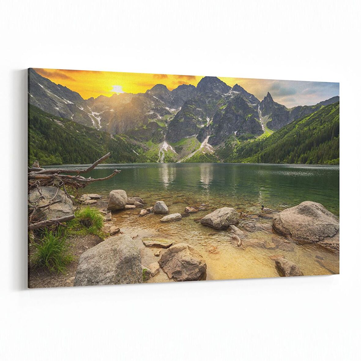 Olla 14107Y Doğa / Manzara Görseli Yatay Kanvas Tablo (Ölçü: 90X60)