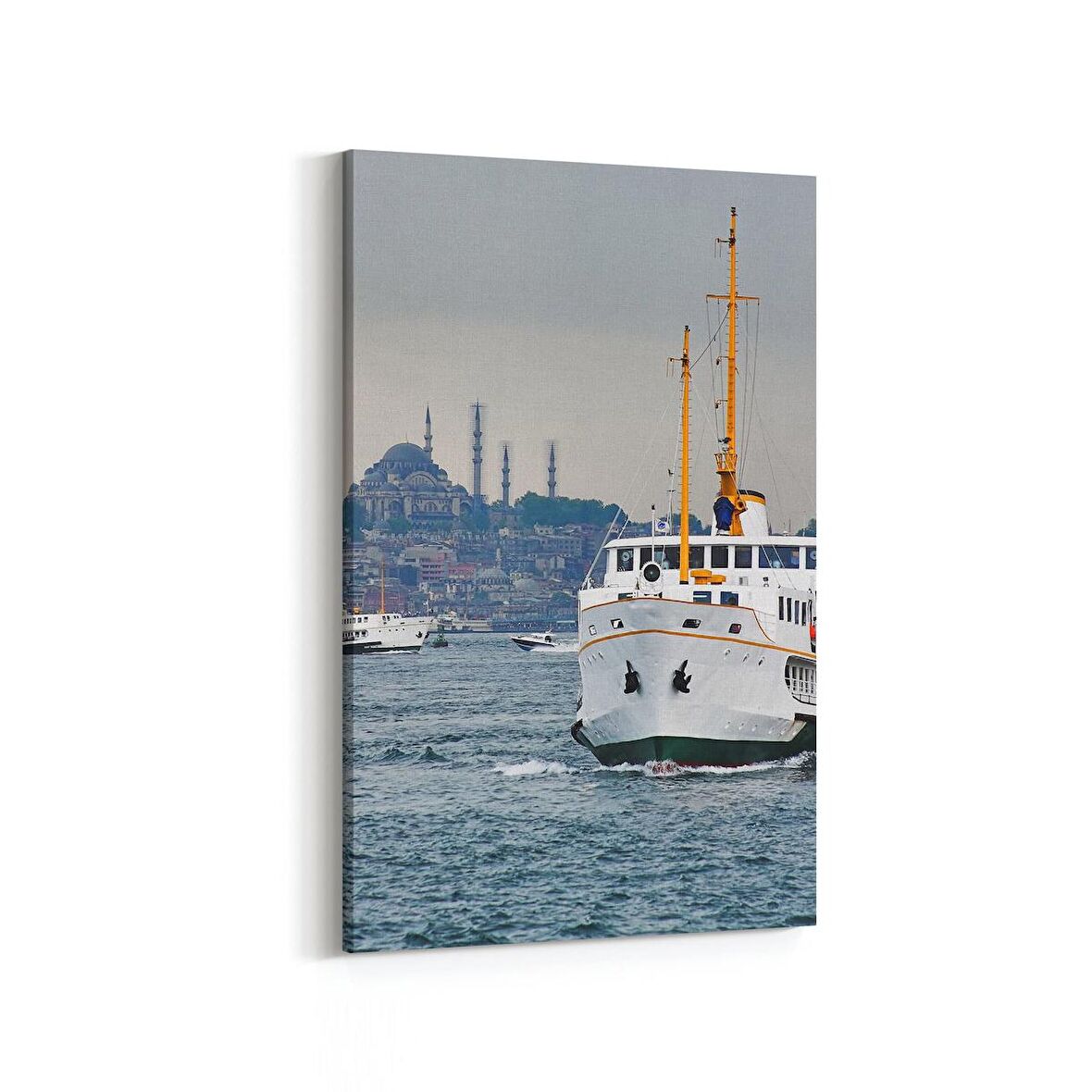 Olla 18988D Yapı Görseli Dikey Kanvas Tablo (Ölçü: 60X90)
