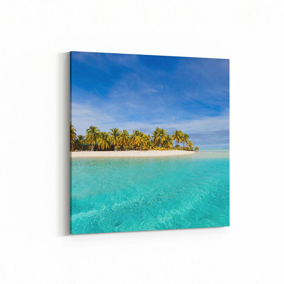 Olla 13886K Doğa / Manzara Görseli Kare Kanvas Tablo (Ölçü: 25X25)