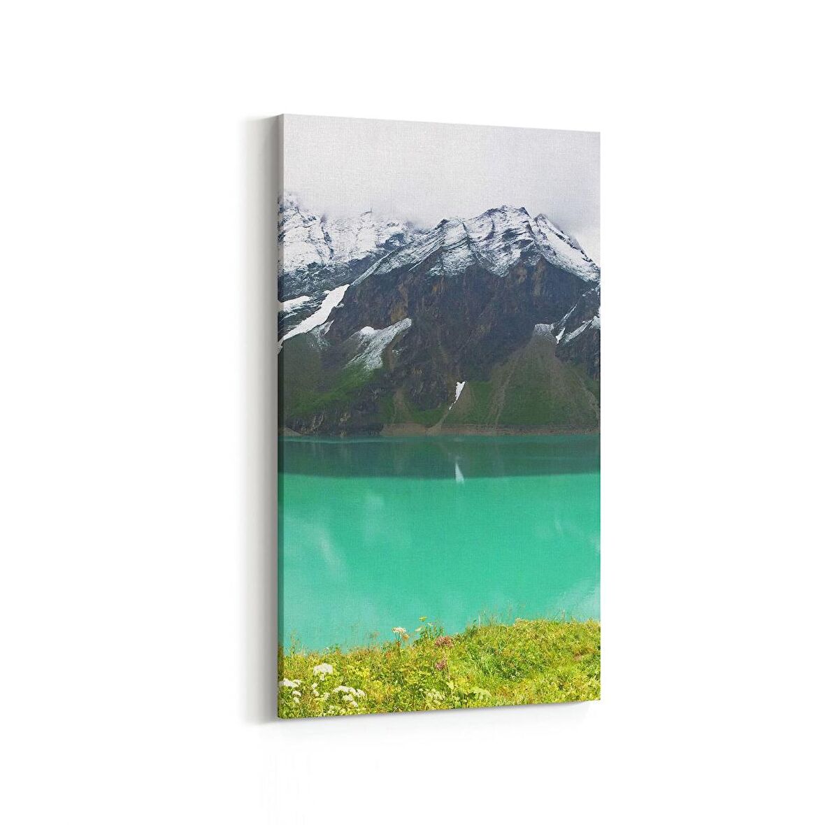 Olla 14461DD Doğa / Manzara Görseli Dikey Dar Kanvas Tablo (Ölçü: 40X80)