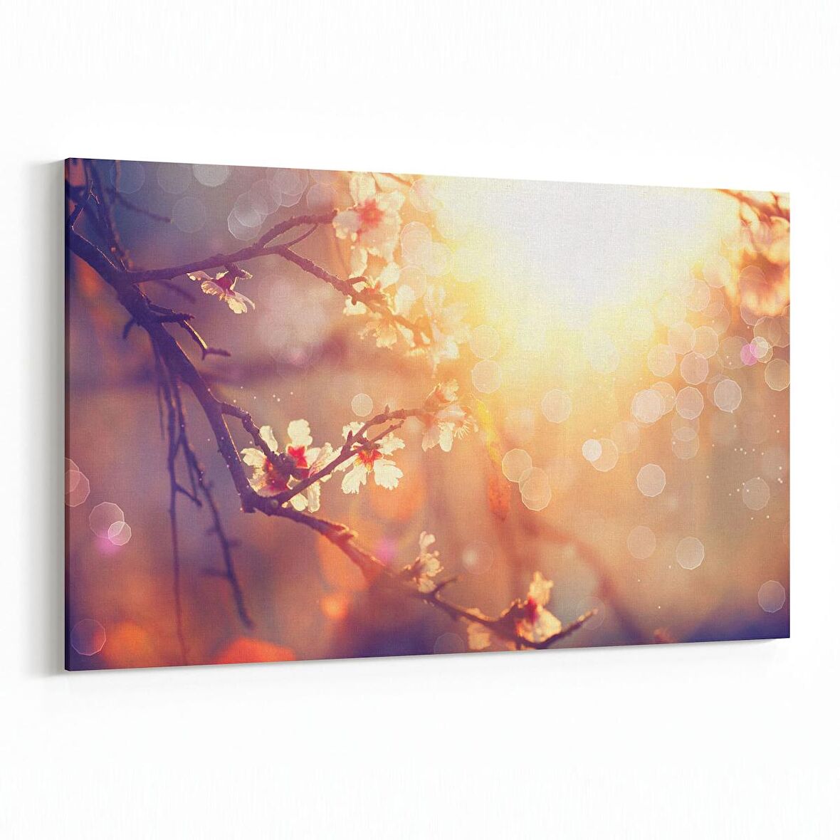 Olla 10737Y Ağaç Görseli Yatay Kanvas Tablo (Ölçü: 70X50)