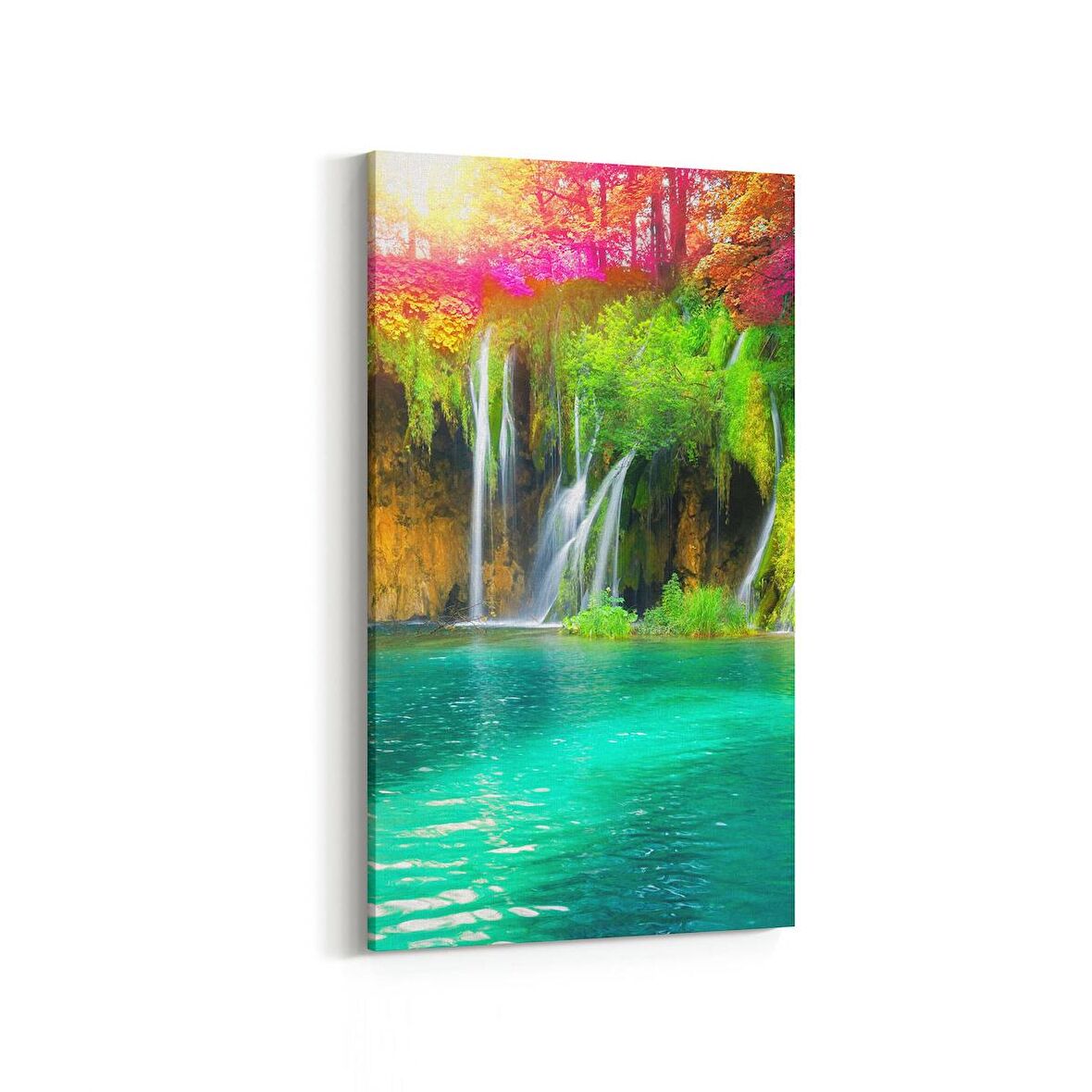 Olla 13360DD Doğa / Manzara Görseli Dikey Dar Kanvas Tablo (Ölçü: 40X80)