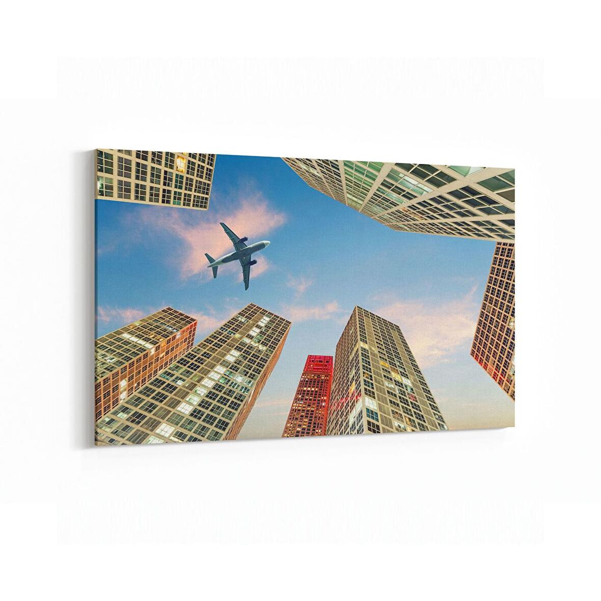 Olla 18496Y Yapı Görseli Yatay Kanvas Tablo (Ölçü: 90X60)