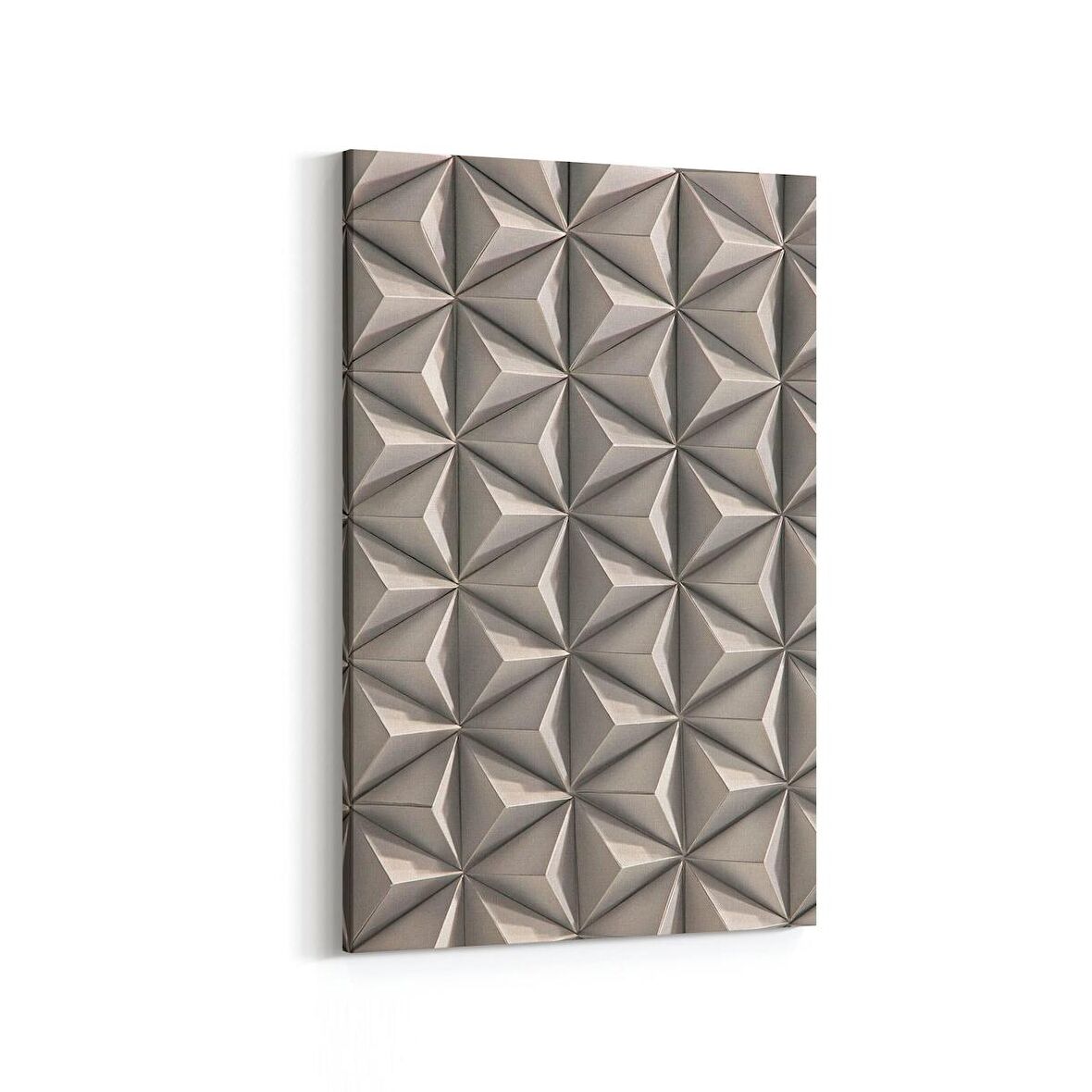 Olla 14948D Geometrik Desen Görseli Dikey Kanvas Tablo (Ölçü: 60X90)