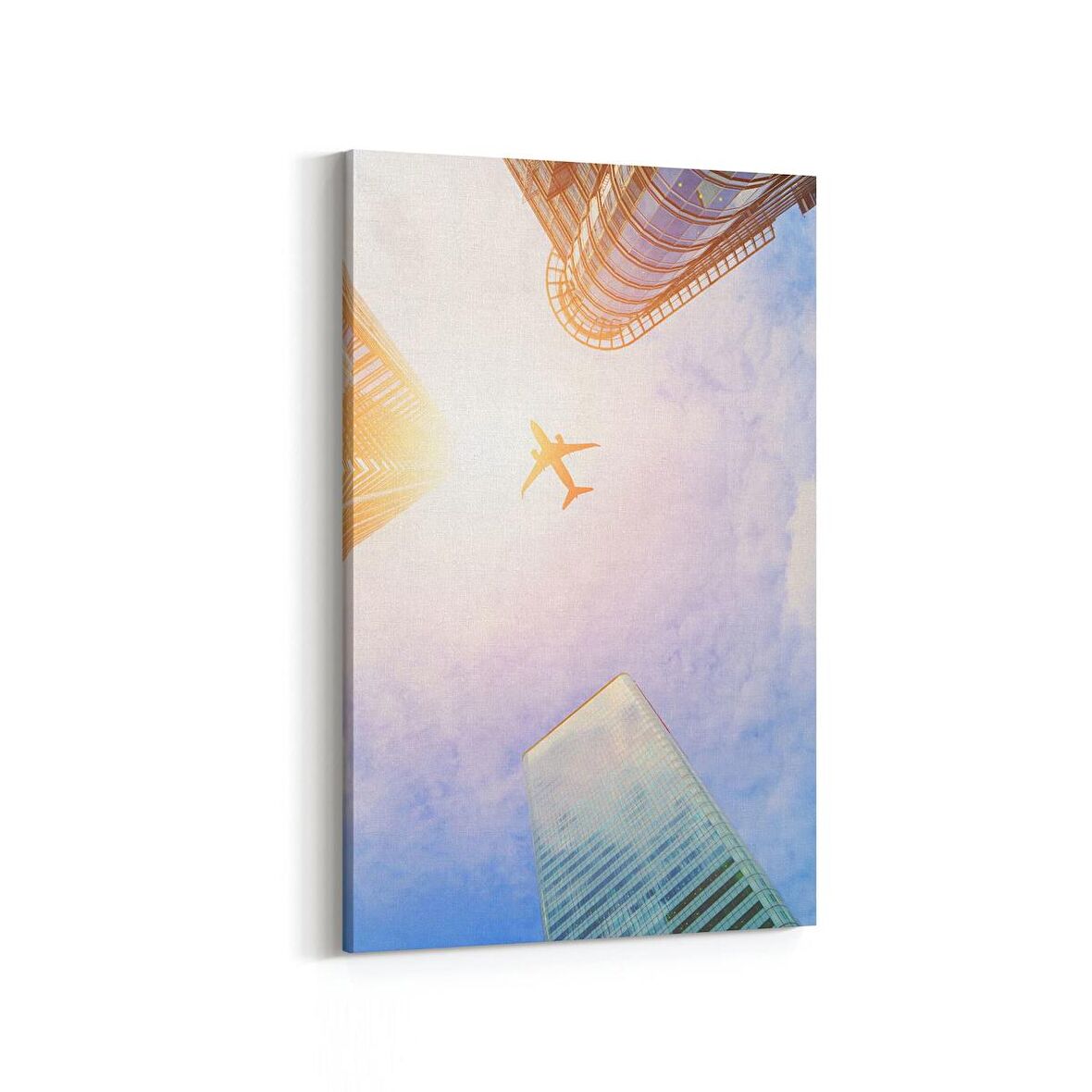 Olla 18472D Yapı Görseli Dikey Kanvas Tablo (Ölçü: 100X150)