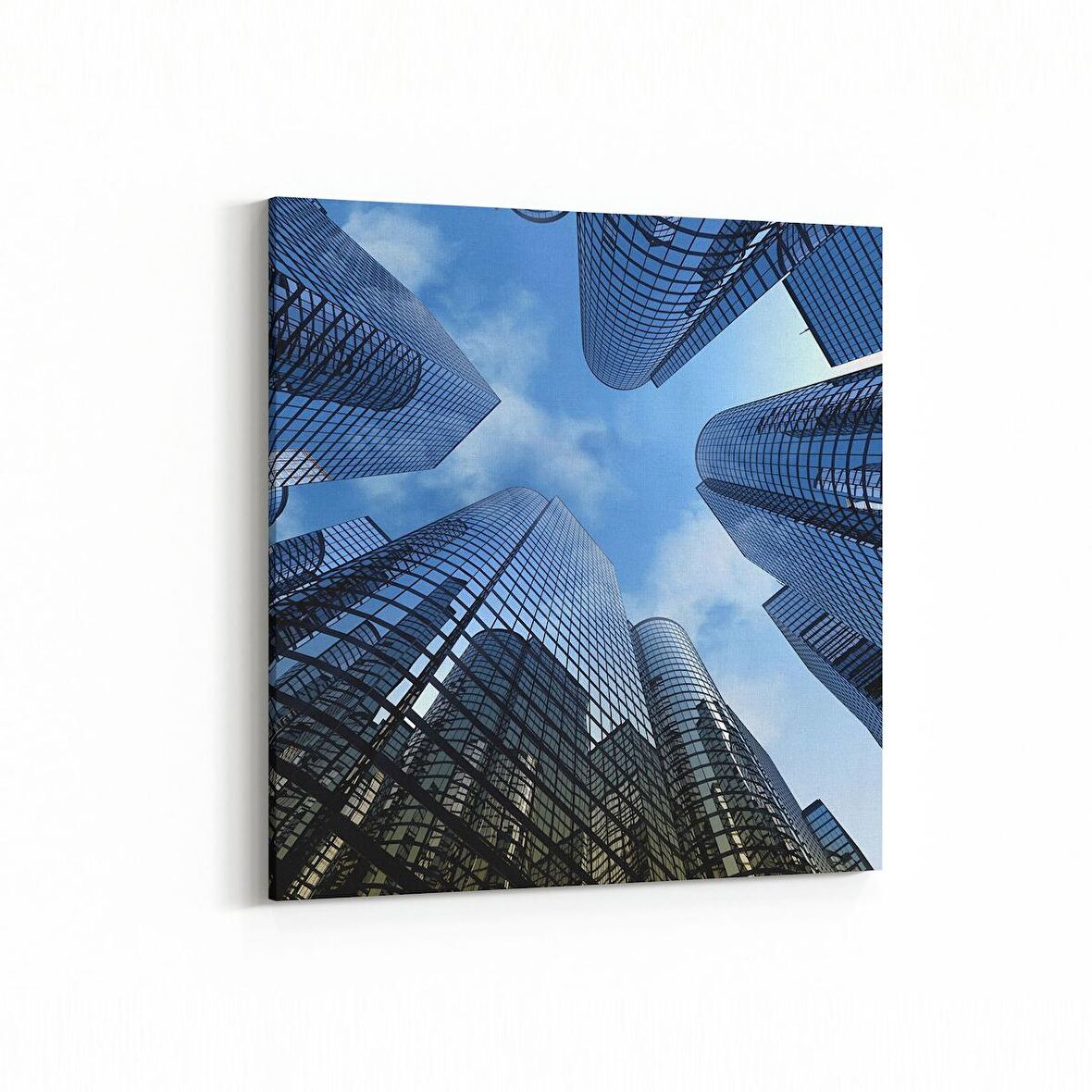 Olla 18120K4 Yapı Görseli Kare 4'lü Kanvas Tablo (Ölçü: 65X65)