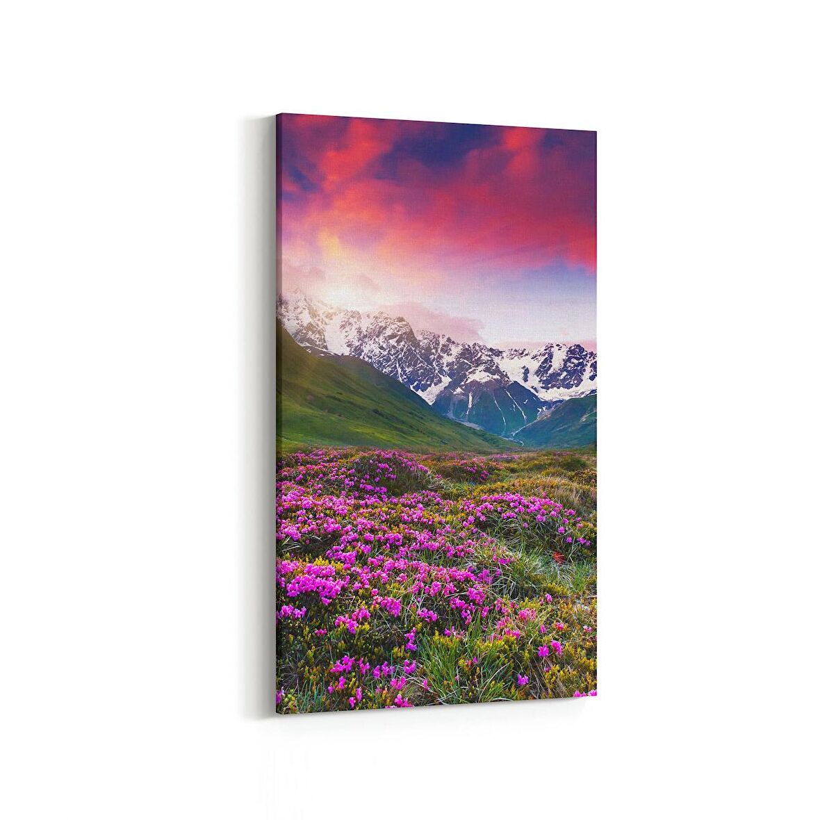 Olla 13612DD Doğa / Manzara Görseli Dikey Dar Kanvas Tablo (Ölçü: 40X80)