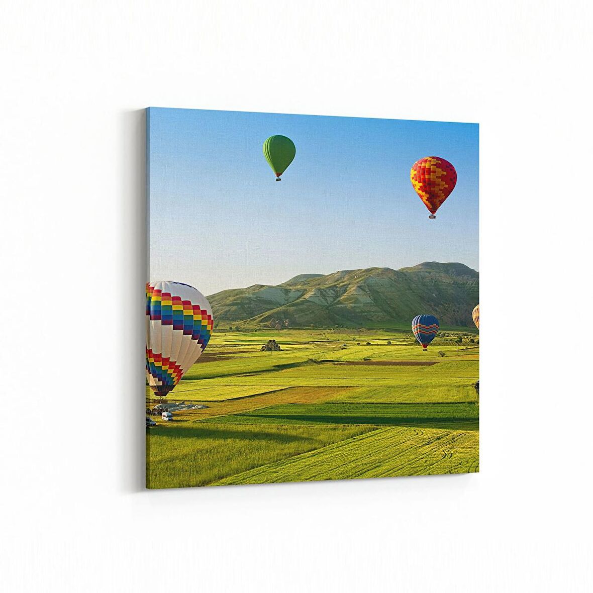 Olla 13861K Doğa / Manzara Görseli Kare Kanvas Tablo (Ölçü: 60X60)