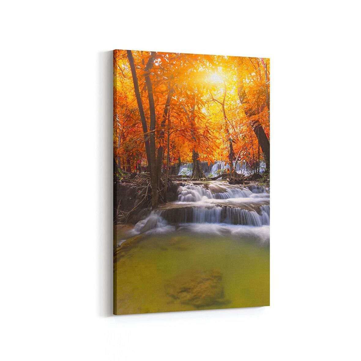 Olla 13797D Doğa / Manzara Görseli Dikey Kanvas Tablo (Ölçü: 60X90)