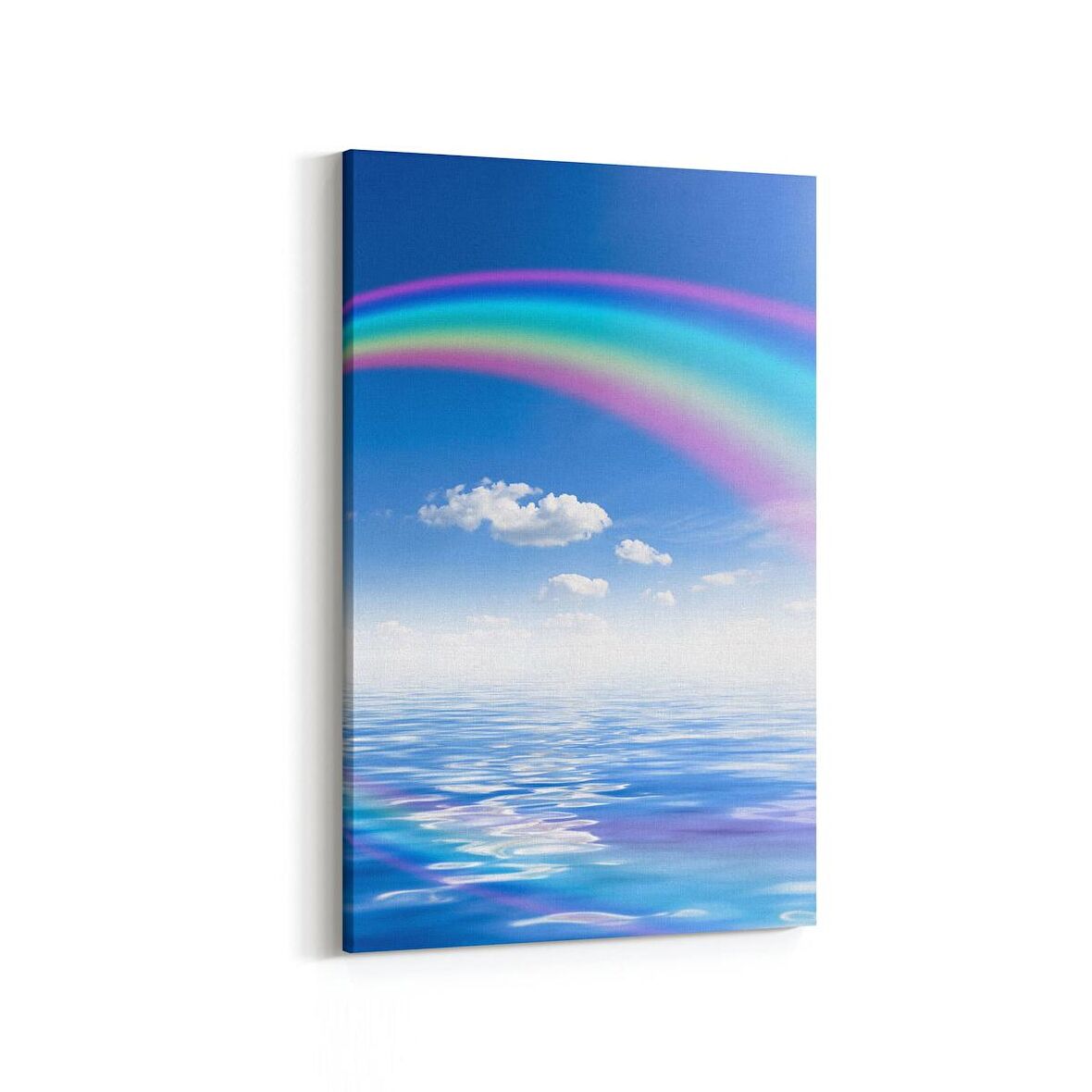 Olla 16358D Kumsal / Sahil Görseli Dikey Kanvas Tablo (Ölçü: 60X90)