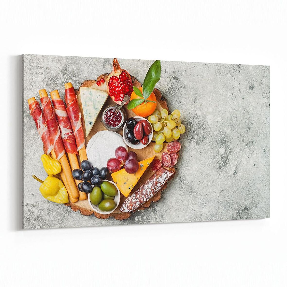 Olla 14993Y Gıda Görseli Yatay Kanvas Tablo (Ölçü: 150X100)