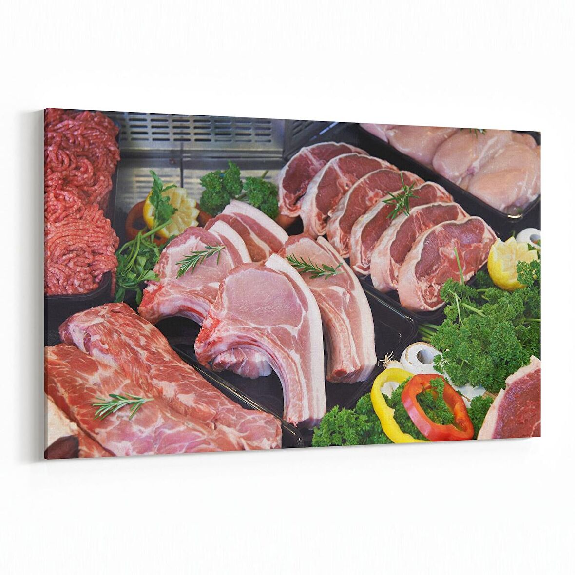 Olla 15186Y Gıda Görseli Yatay Kanvas Tablo (Ölçü: 120X80)