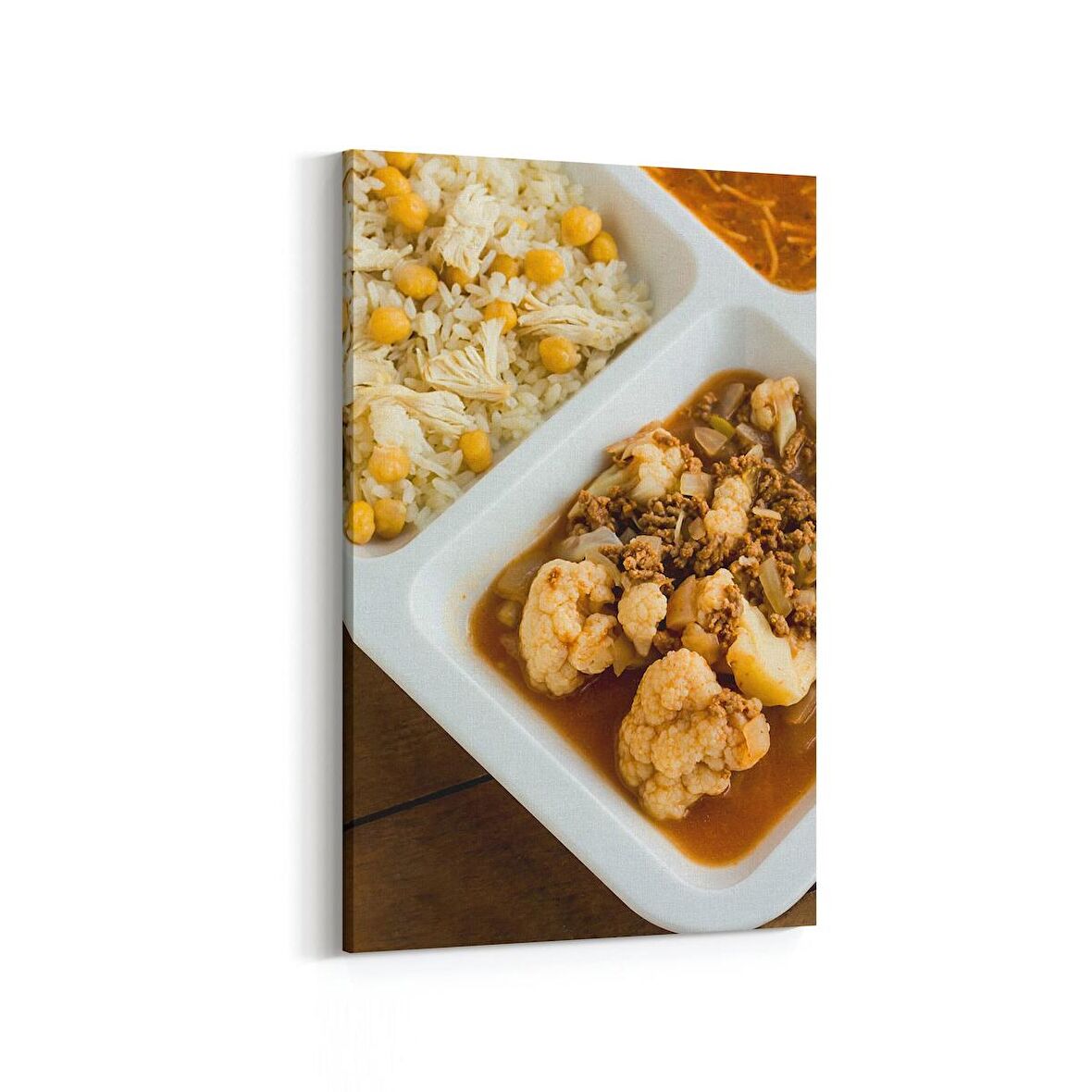 Olla 14985D Gıda Görseli Dikey Kanvas Tablo (Ölçü: 100X150)