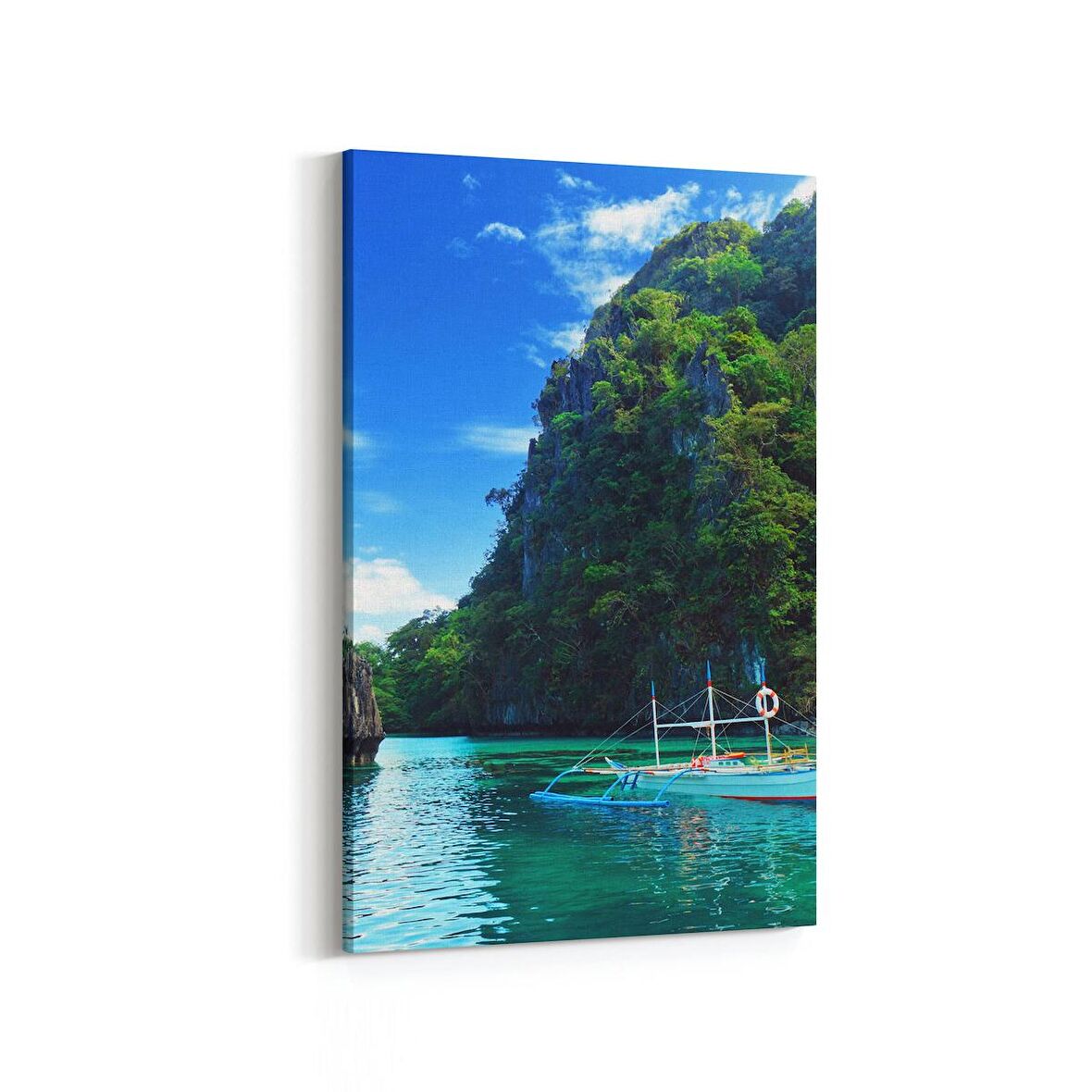 Olla 14527D Doğa / Manzara Görseli Dikey Kanvas Tablo (Ölçü: 100X150)