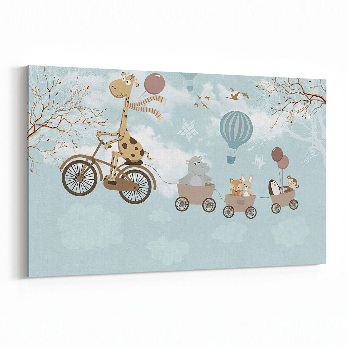 Olla 12755Y Çocuk Odası Görseli Yatay Kanvas Tablo (Ölçü: 45X30)