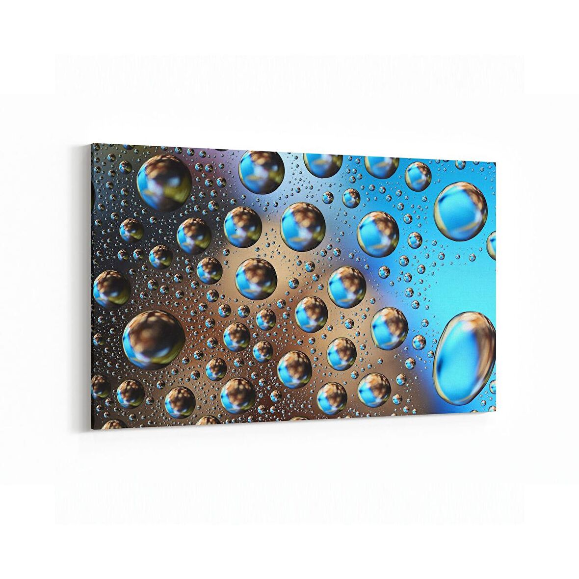 Olla 17238Y Su / Damla Görseli Yatay Kanvas Tablo (Ölçü: 150X100)