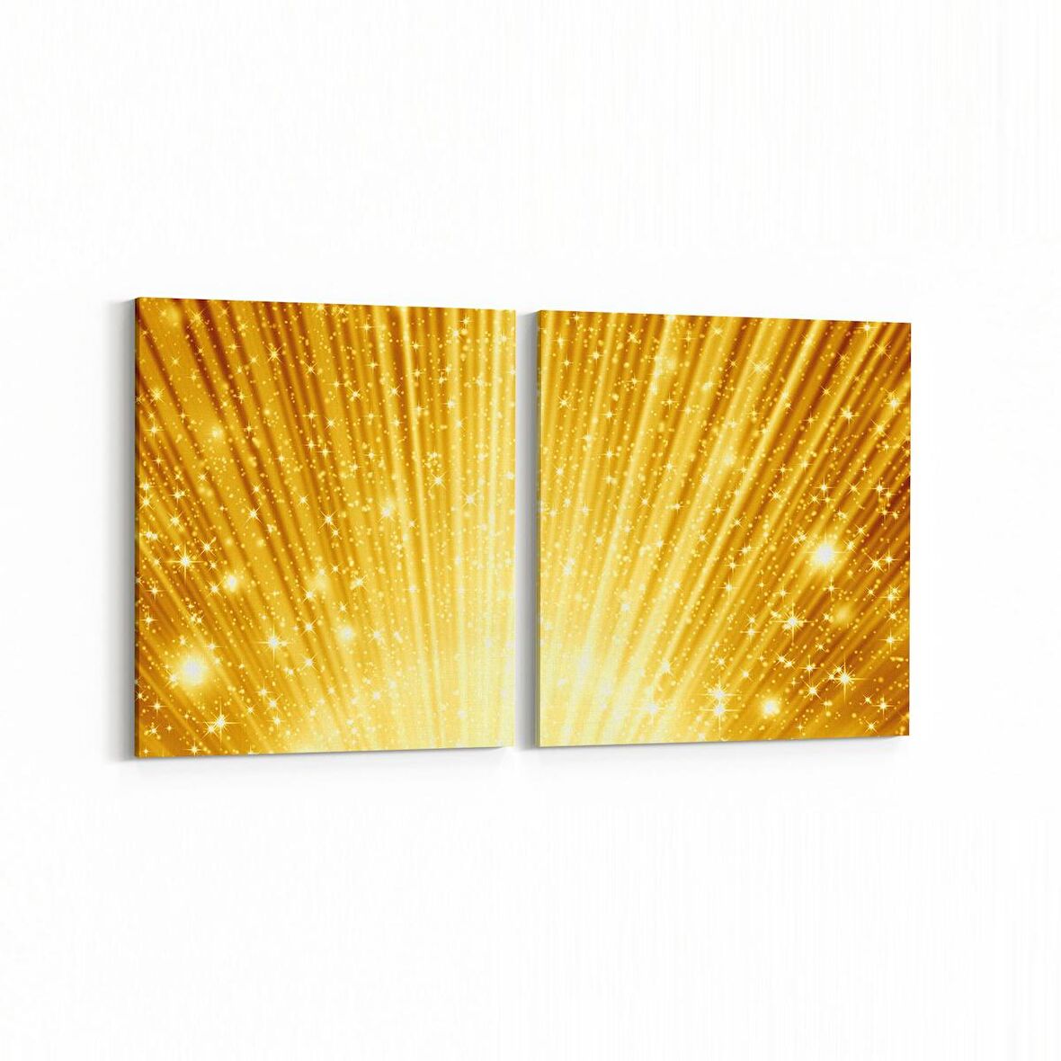 Olla 10120K2Y Abstract Görsel Kare 2'li Yatay Kanvas Tablo (Ölçü: 145X70)