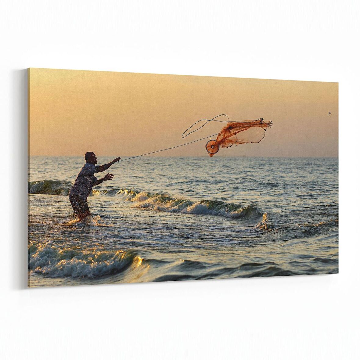 Olla 15983Y Günbatımı Görseli Yatay Kanvas Tablo (Ölçü: 45X30)