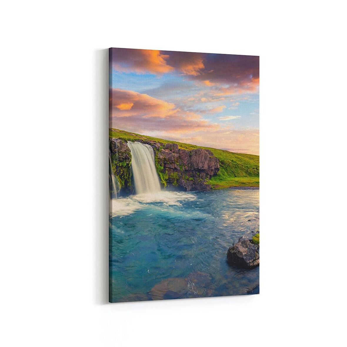 Olla 14080D Doğa / Manzara Görseli Dikey Kanvas Tablo (Ölçü: 80X120)