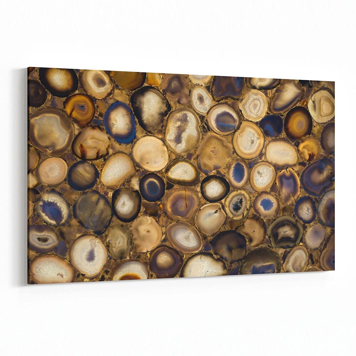 Olla 16708Y Mermer Desen Görsel Yatay Kanvas Tablo (Ölçü: 150X100)