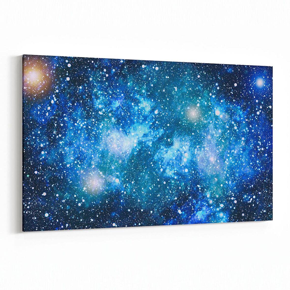 Olla 14786Y Gece Gökyüzü Görseli Yatay Kanvas Tablo (Ölçü: 45X30)