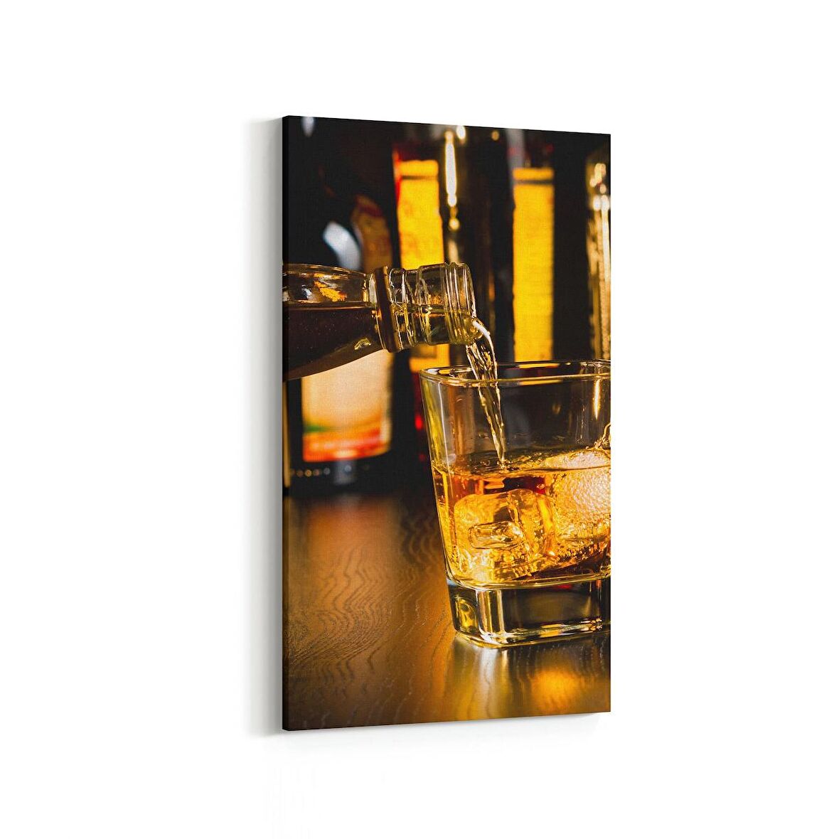 Olla 15111DD Gıda Görseli Dikey Dar Kanvas Tablo (Ölçü: 40X80)