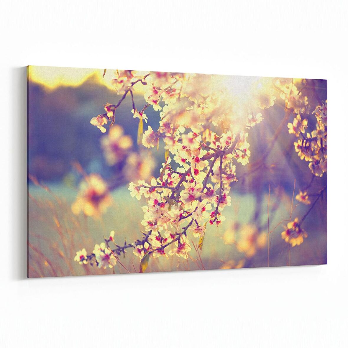 Olla 10746Y Ağaç Görseli Yatay Kanvas Tablo (Ölçü: 90X60)