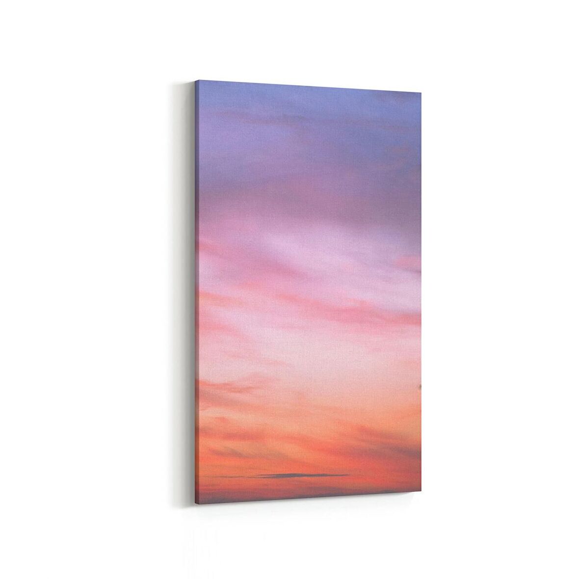 Olla 15929DD Günbatımı Görseli Dikey Dar Kanvas Tablo (Ölçü: 30X60)