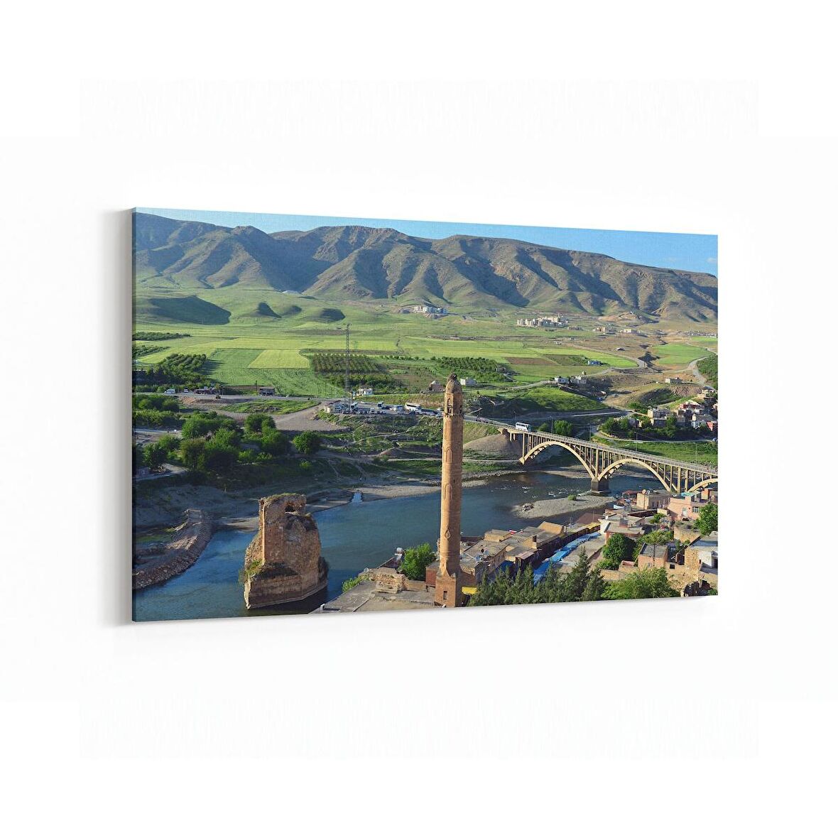 Olla 18798Y Yapı Görseli Yatay Kanvas Tablo (Ölçü: 90X60)