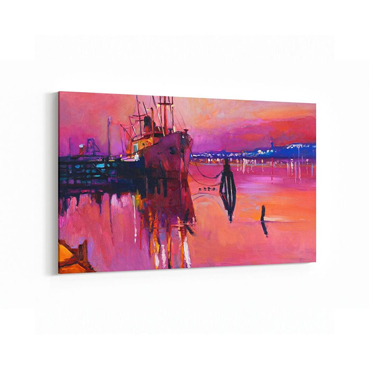 Olla 17745Y Yağlı Boya Görseli Yatay Kanvas Tablo (Ölçü: 45X30)