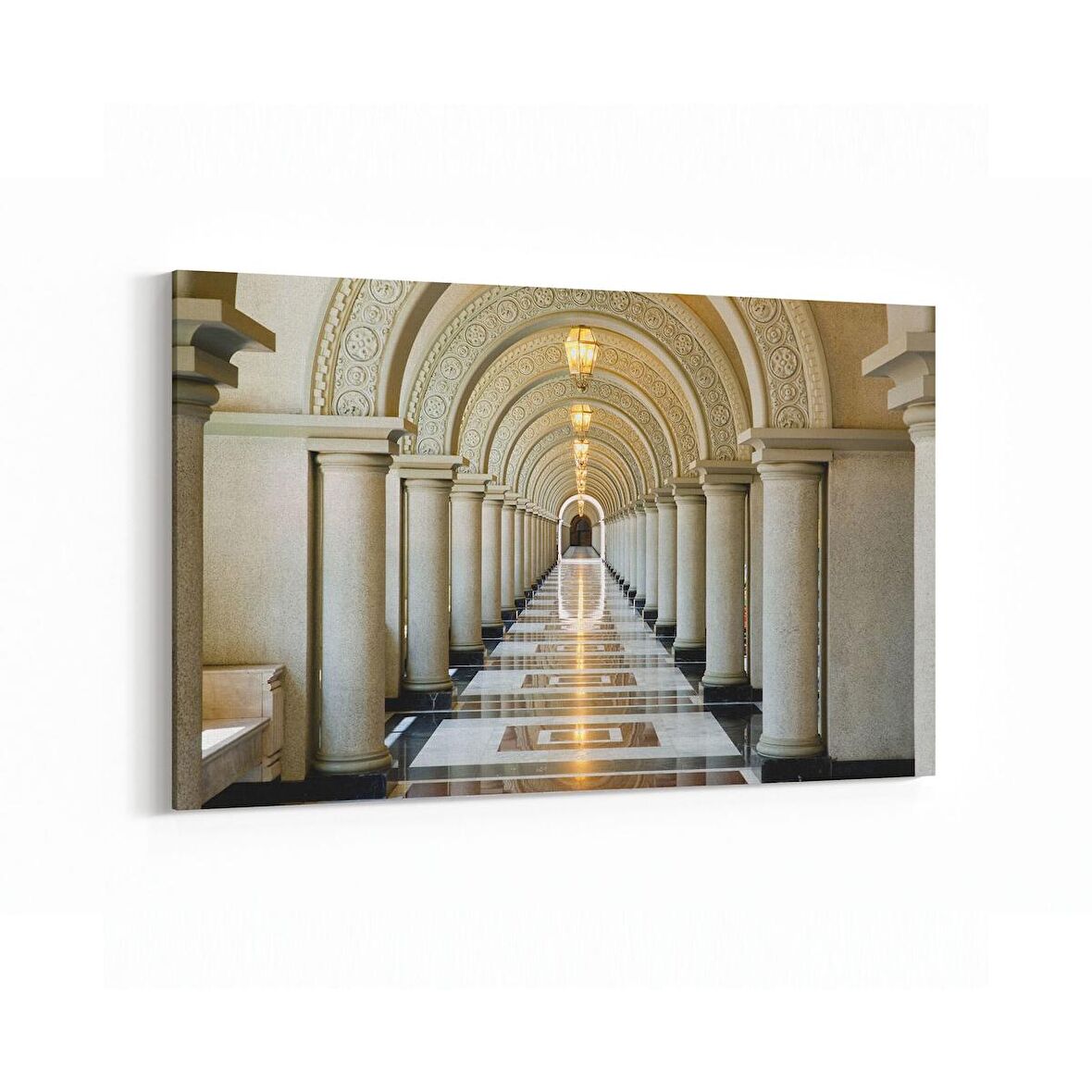 Olla 18807Y Yapı Görseli Yatay Kanvas Tablo (Ölçü: 120X80)