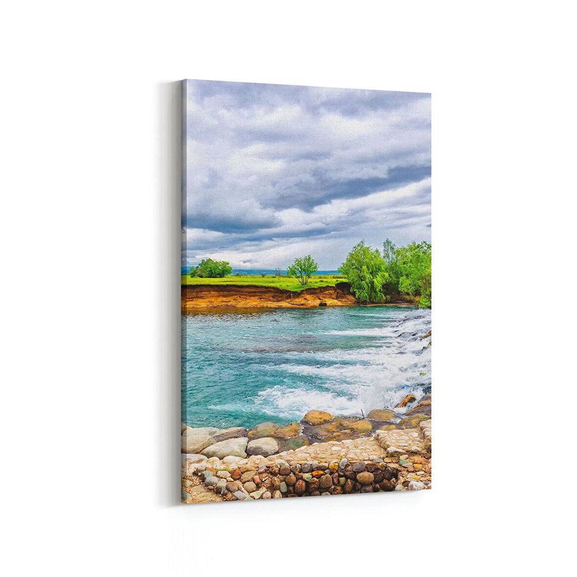 Olla 13835D Doğa / Manzara Görseli Dikey Kanvas Tablo (Ölçü: 70X105)