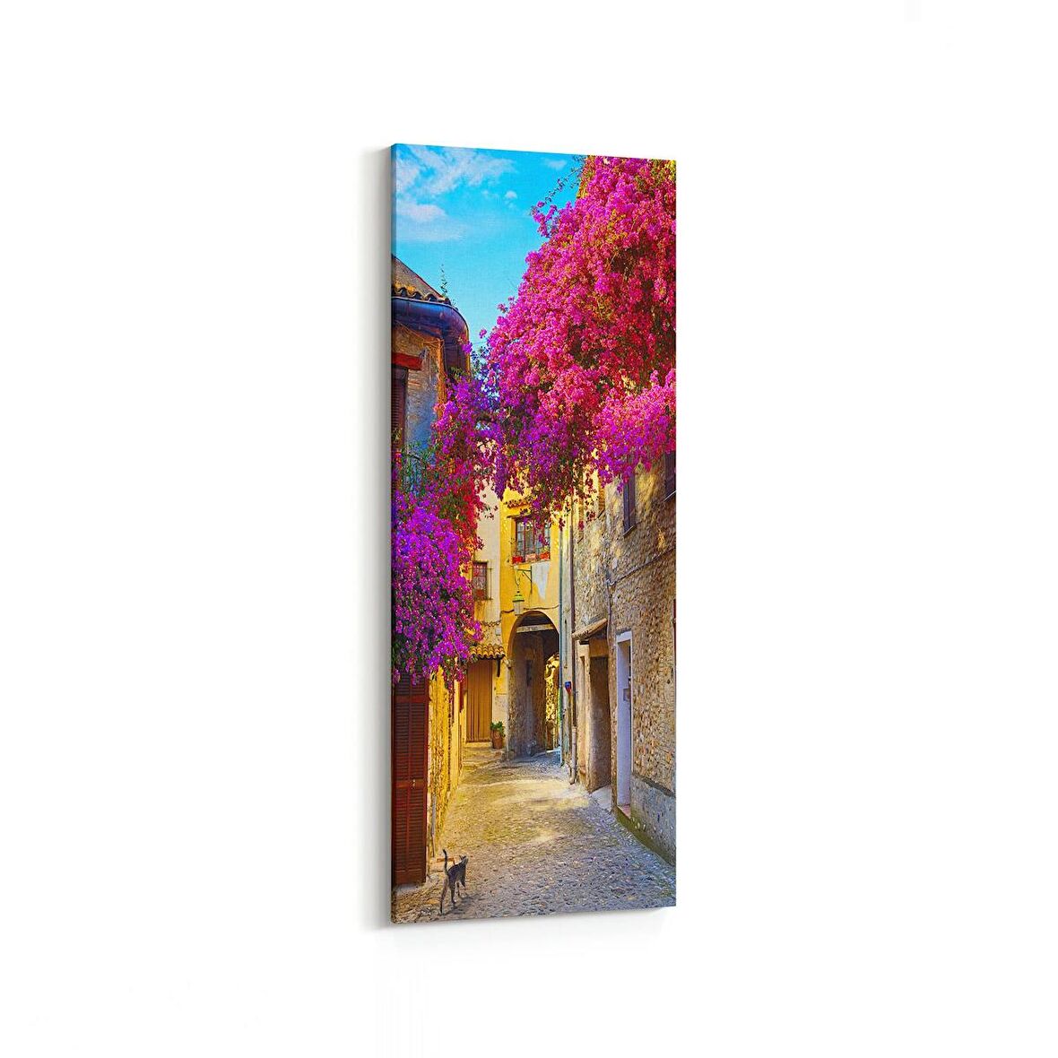 Olla 18167DI Yapı Görseli Dikey İnce Kanvas Tablo (Ölçü: 30X90)