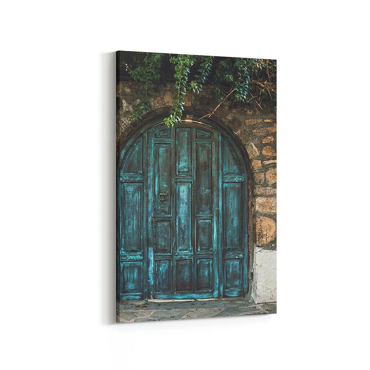 Olla 18530D Yapı Görseli Dikey Kanvas Tablo (Ölçü: 60X90)