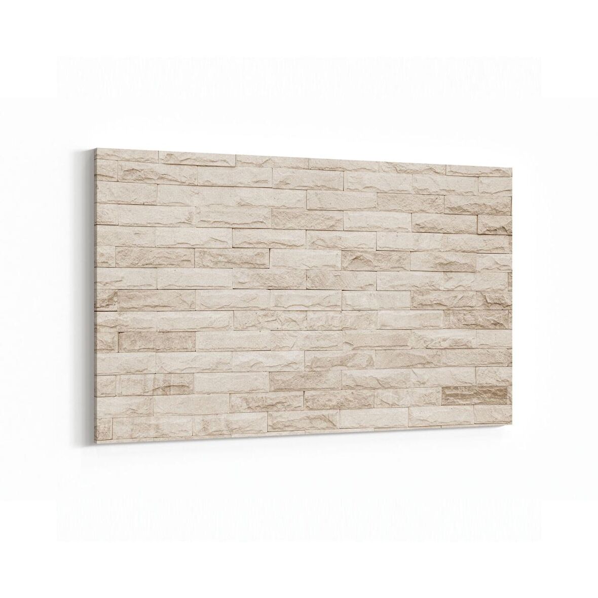 Olla 17412Y Taş / Tuğla Görseli Yatay Kanvas Tablo (Ölçü: 90X60)