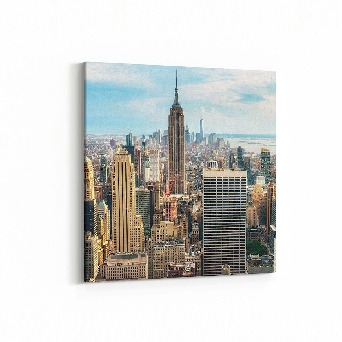 Olla 18697K Yapı Görseli Kare Kanvas Tablo (Ölçü: 60X60)