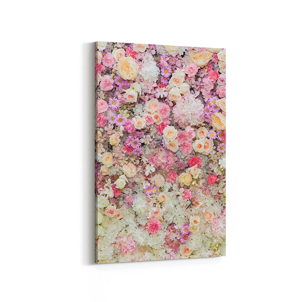 Olla 11583D Çiçek Görseli Dikey Kanvas Tablo (Ölçü: 60X90)