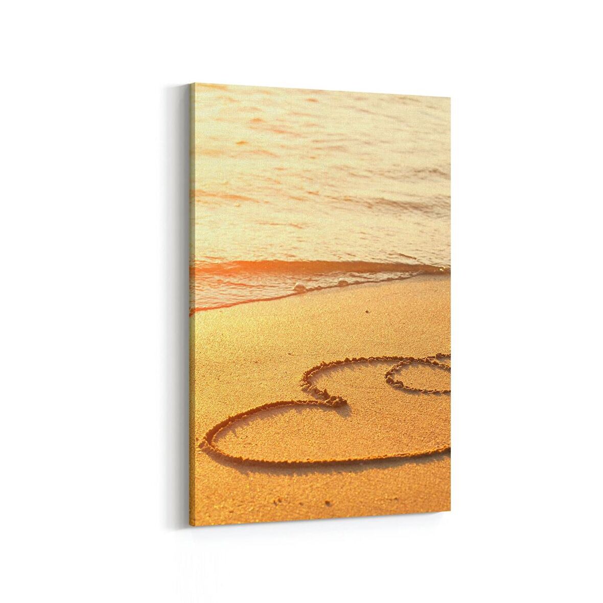 Olla 16391D Kumsal / Sahil Görseli Dikey Kanvas Tablo (Ölçü: 20X30)