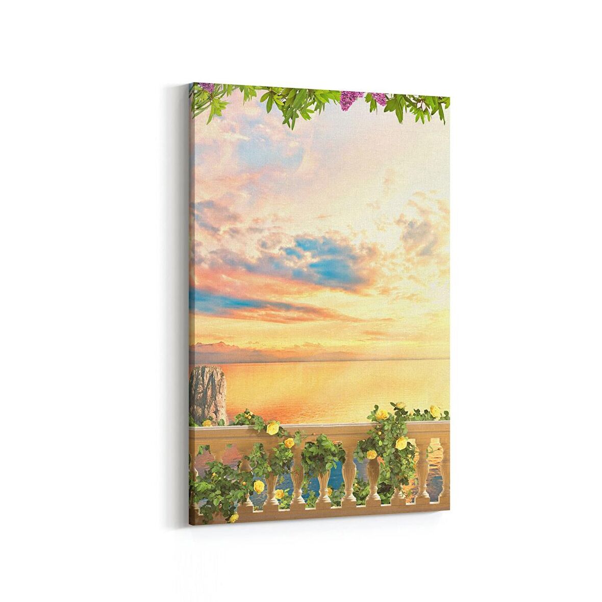 Olla 14098D Doğa / Manzara Görseli Dikey Kanvas Tablo (Ölçü: 100X150)