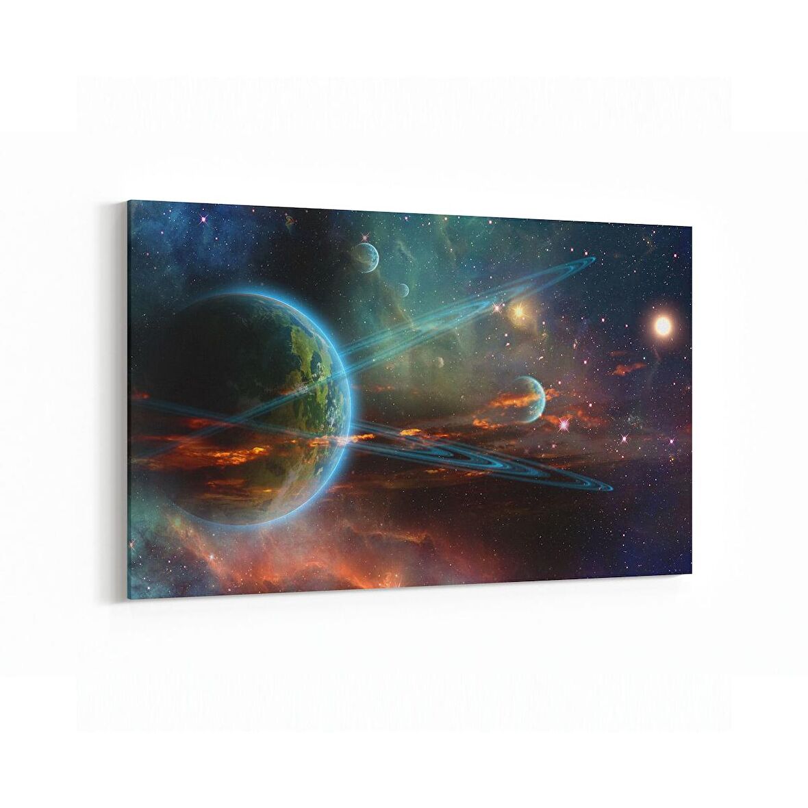 Olla 17670Y Uzay Görseli Yatay Kanvas Tablo (Ölçü: 150X100)