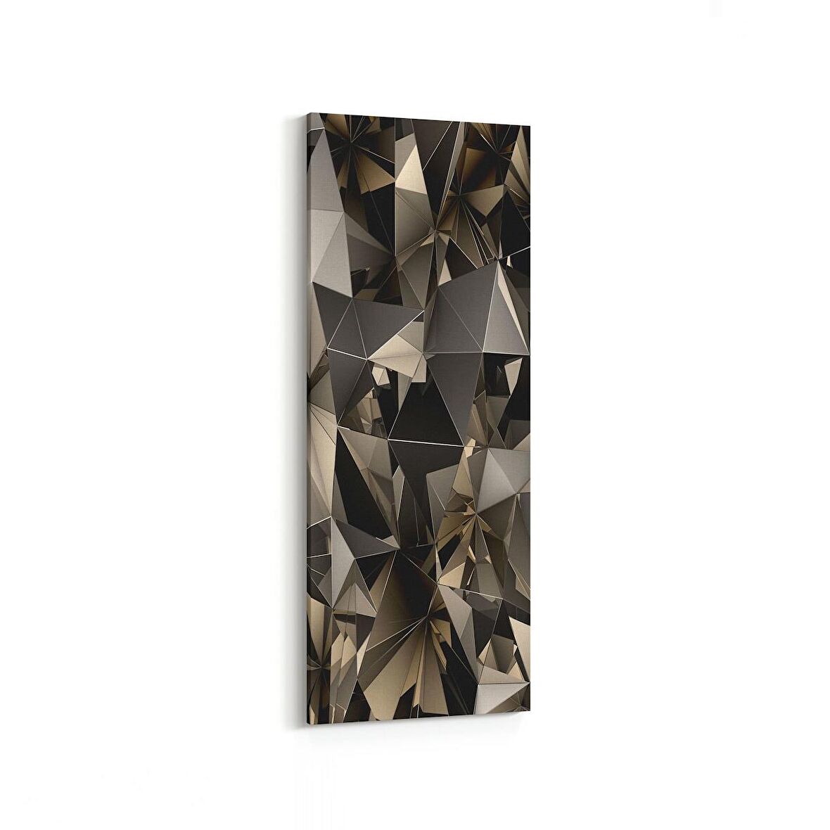 Olla 10100DI Abstract Görsel Dikey İnce Kanvas Tablo (Ölçü: 40X120)
