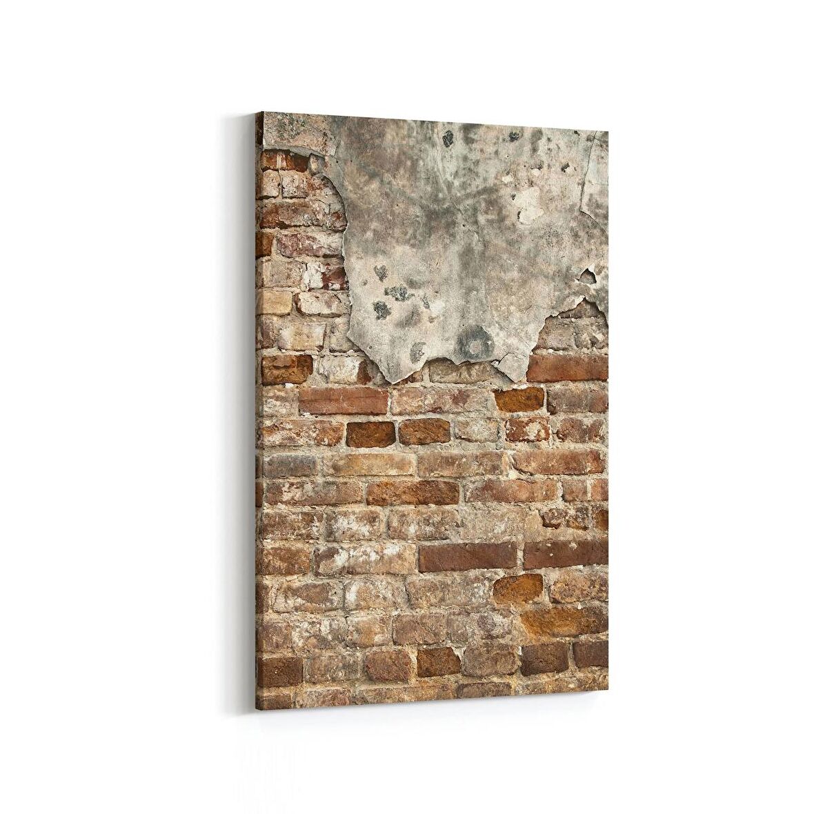 Olla 17509D Taş / Tuğla Görseli Dikey Kanvas Tablo (Ölçü: 80X120)