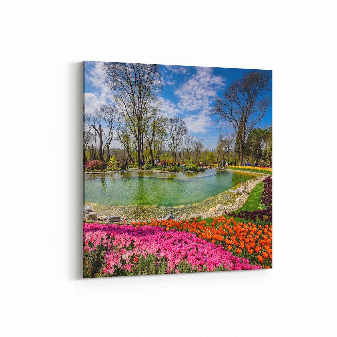 Olla 14296K Doğa / Manzara Görseli Kare Kanvas Tablo (Ölçü: 30X30)