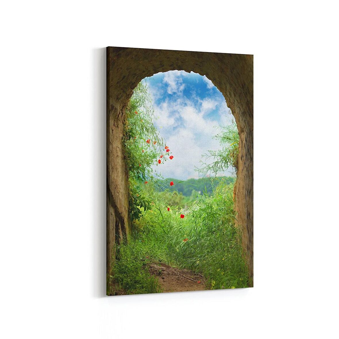 Olla 13452D Doğa / Manzara Görseli Dikey Kanvas Tablo (Ölçü: 100X150)