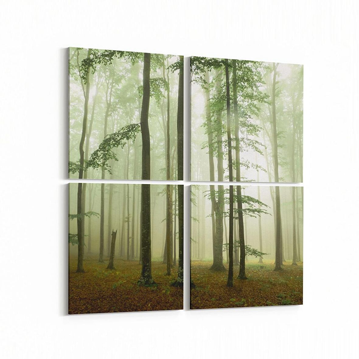 Olla 14290K4 Doğa / Manzara Görseli Kare 4'lü Kanvas Tablo (Ölçü: 145X145)