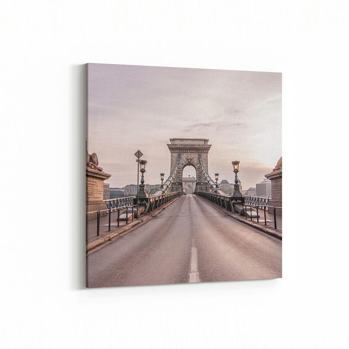 Olla 18077K4 Yapı Görseli Kare 4'lü Kanvas Tablo (Ölçü: 125X125)