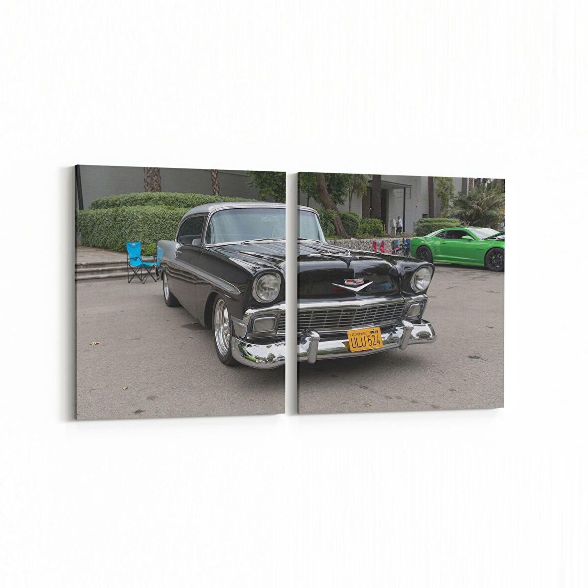 Olla 12356K2Y Araç Görseli Kare 2'li Yatay Kanvas Tablo (Ölçü: 145X70)