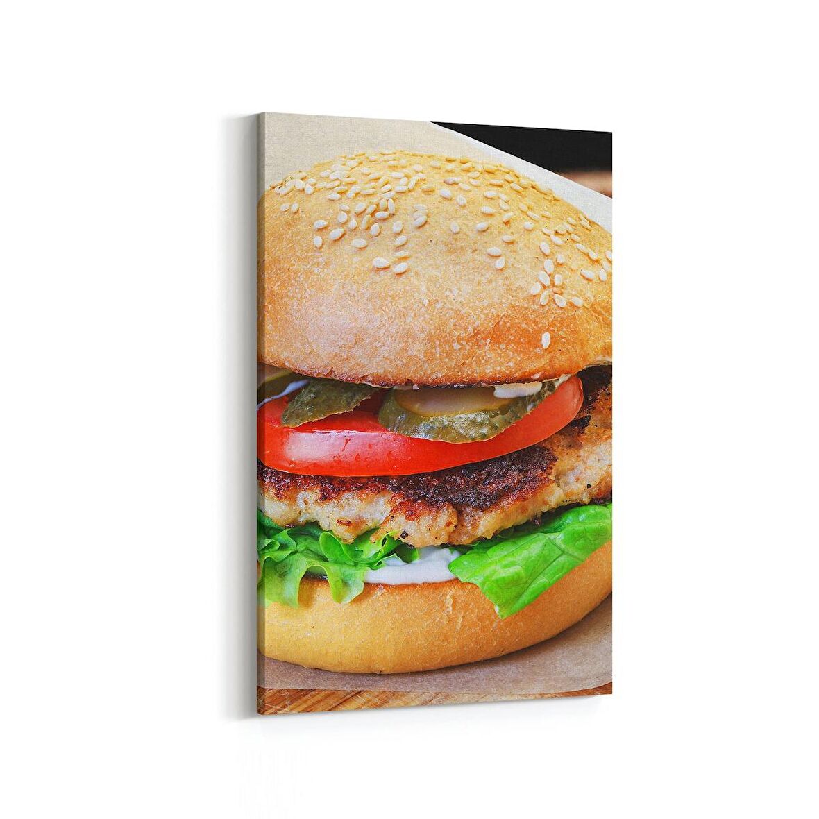 Olla 15198D Gıda Görseli Dikey Kanvas Tablo (Ölçü: 100X150)