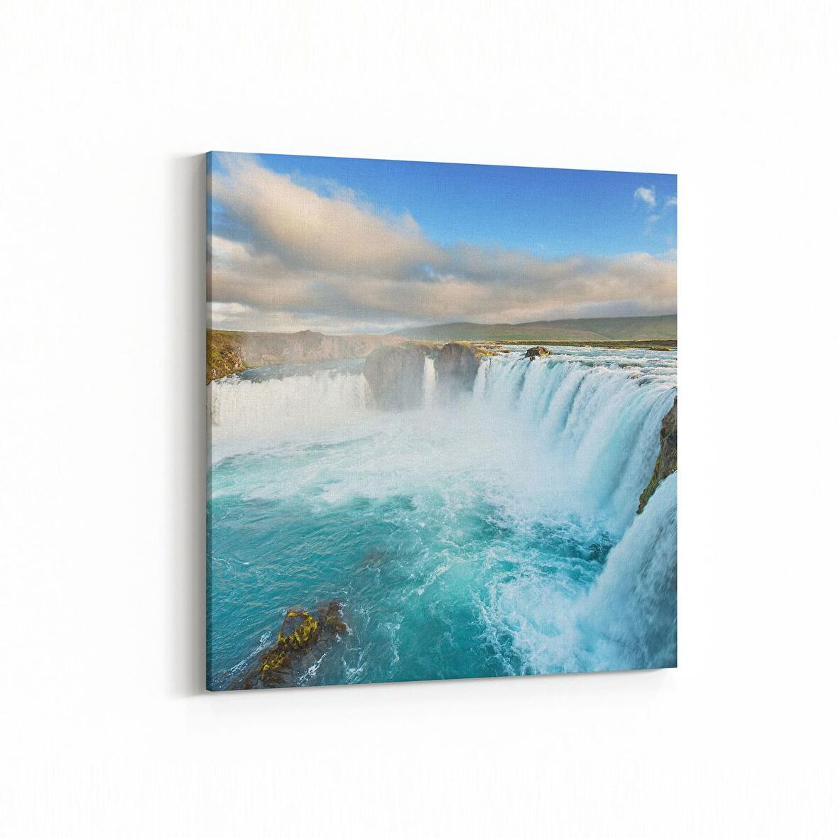 Olla 13399K Doğa / Manzara Görseli Kare Kanvas Tablo (Ölçü: 25X25)