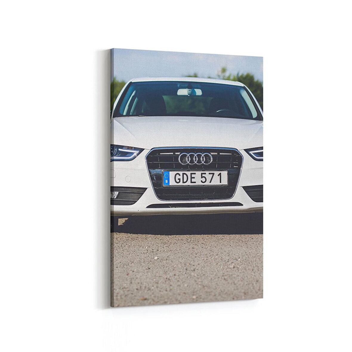 Olla 12233D Araç Görseli Dikey Kanvas Tablo (Ölçü: 100X150)